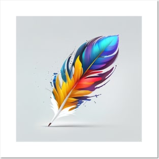 Quill feather pen design Posters and Art